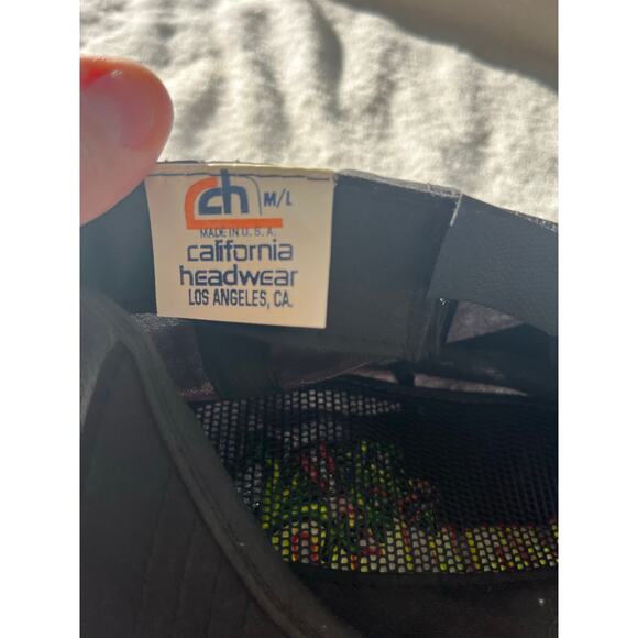 Valeo California Competition Nylon Logo USA, OSFA Strapback Embroider Retro - Picture 4 of 4